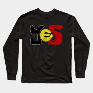 Yes to The Voice to Parliament Referendum Australia Aboriginal and Torres Straight Islander Long Sleeve T-Shirt